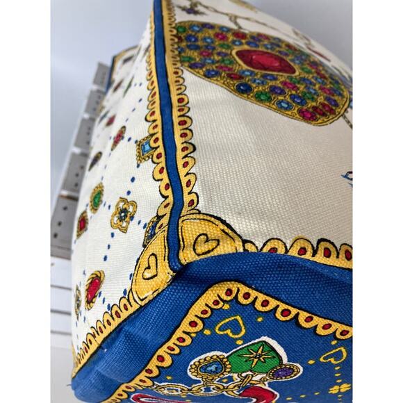 BRIGHTON NWT LARGE CANVAS GLITTERING LOVE TOTE - Picture 9 of 14